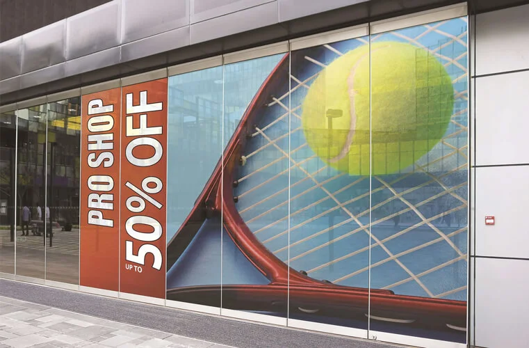 Adhesive Vinyl Window Printed in New York
